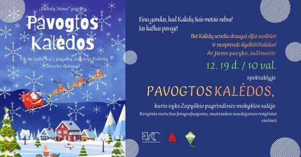 Spektaklis „Pavogtas Kalėdos“ nuotrauka