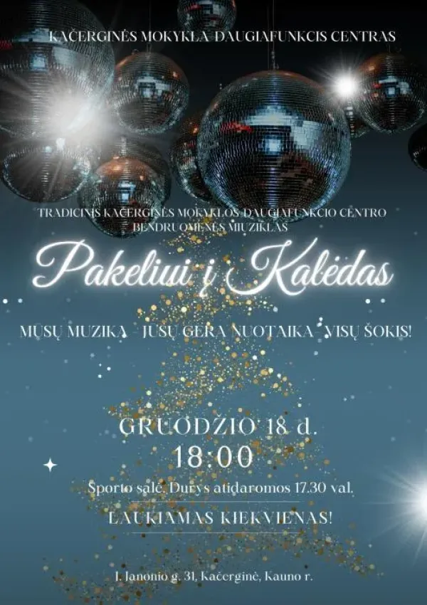 Miuziklas „Pakeliui į Kalėdas“ nuotrauka