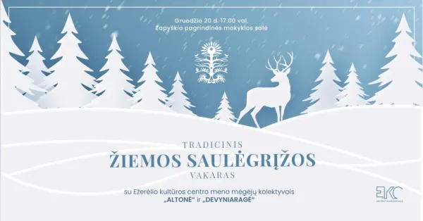 Tradicinis Žiemos saulėgrįžos vakaras nuotrauka